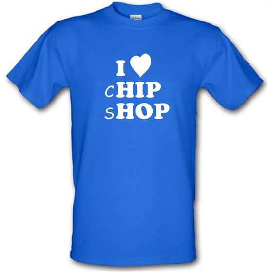 I Love Chip Shop t-shirts